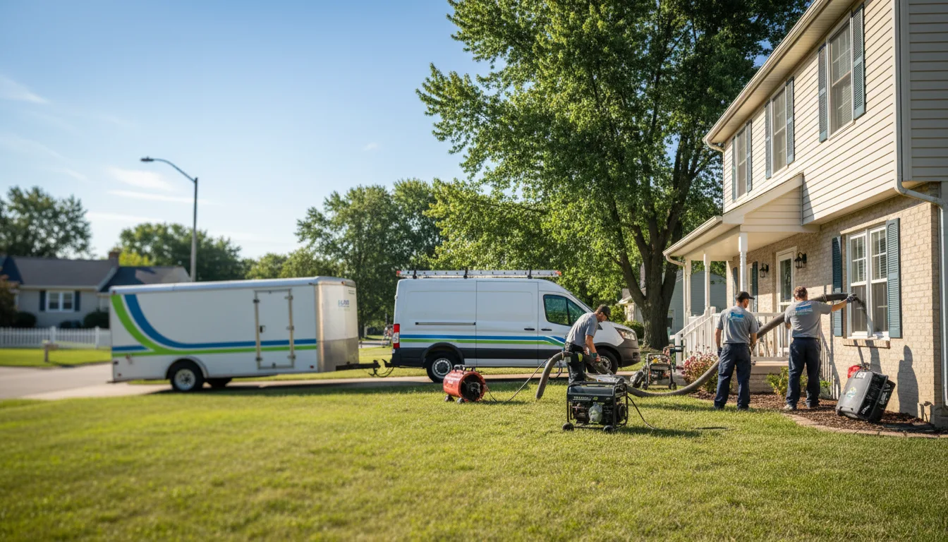 Flooded Basement Restoration And Cleanup With Repair in Holton, MI near me